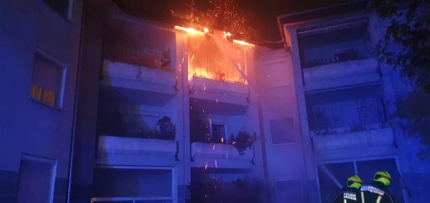 Kerze löst Wohnungsbrand in Bruckneudorf aus