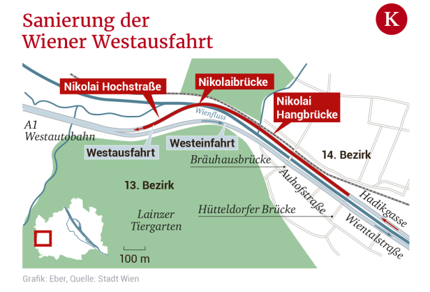 Neue Wiener Westausfahrt: Sima "zieht die Notbremse"