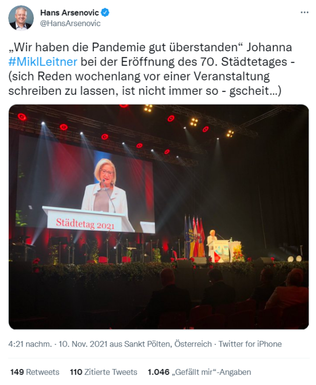 "Pandemie überstanden"? Grüner verbreitete Falschzitat von Mikl-Leitner