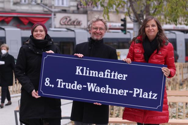 Der Trude-Waehner-Platz ist eröffnet