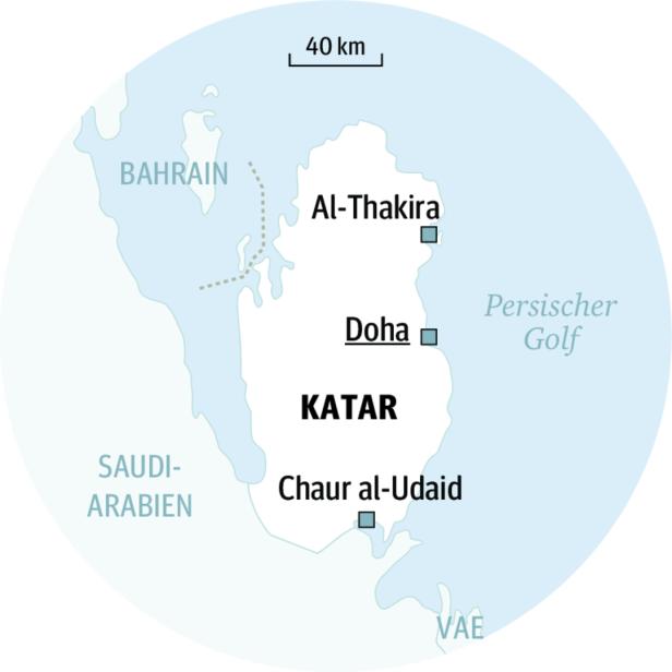 Ein Jahr vor der Fußball-WM: Zu Besuch in Katar