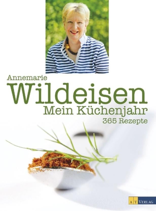mein küchenjahr.jpg Das Cover des Kochbuchs „Annemarie Wildeisen: Mein Küchenjahr“ mit einem Foto der Autorin.