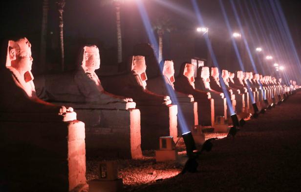 Sphinx-Allee in Luxor: Ägypten eröffnete restaurierte Prachtmeile