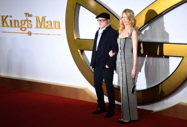 Claudia Schiffer und ihr Ehemann Matthew Vaughn bei Premiere in London