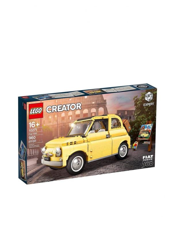 Die Verpackung des LEGO Creator Expert Fiat 500 Sets.