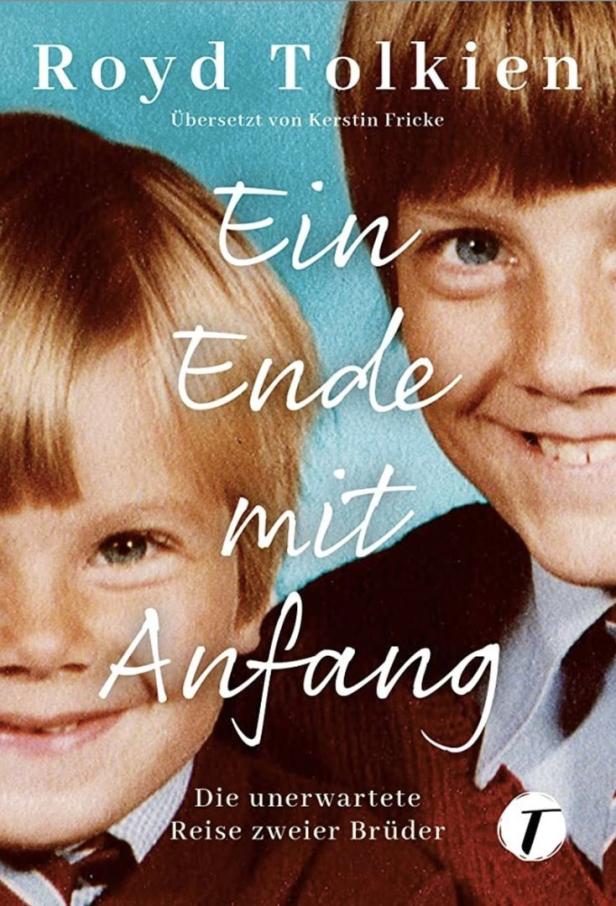 Das Buch „Ein Ende mit Anfang“ von Royd Tolkien zeigt zwei junge Brüder auf dem Cover.