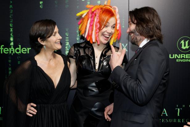 Keanu Reeves und Carrie-Anne Moss: Düstere Eleganz bei "Matrix"-Premiere