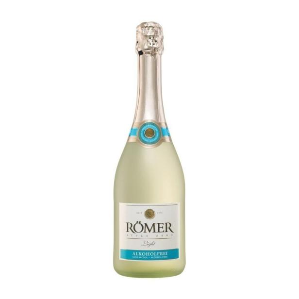 Eine Flasche alkoholfreier „Römer Light“ Sekt.