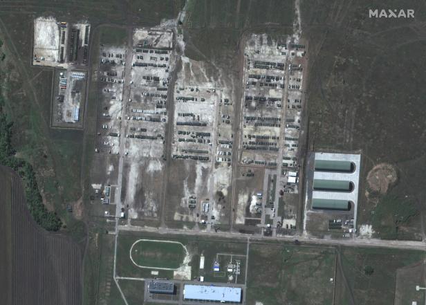 Satellite images show Russian military deployments in Crimea and western Russia