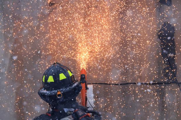 Wind-driven grass fires, in Colorado