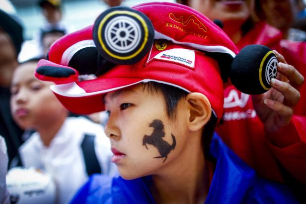 Die Japaner sind verrückt nach der Formel 1