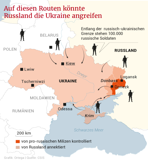 Ukraine: Wie der Westen Russland von einer Invasion abhalten will