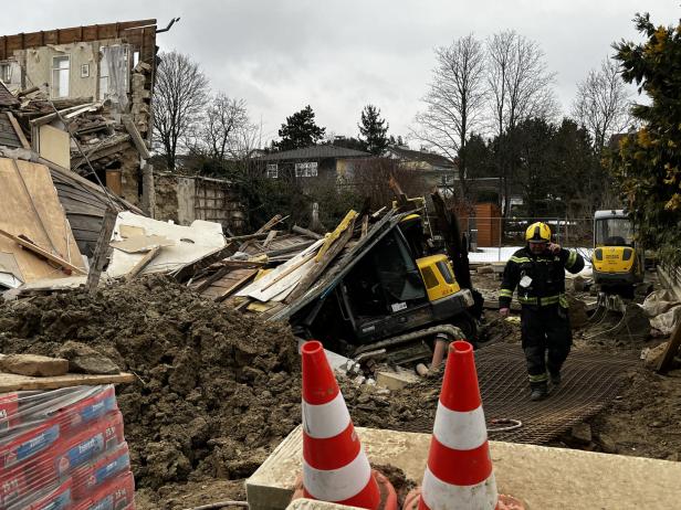 Haus im Bezirk Mödling eingestürzt - Keine Verletzten