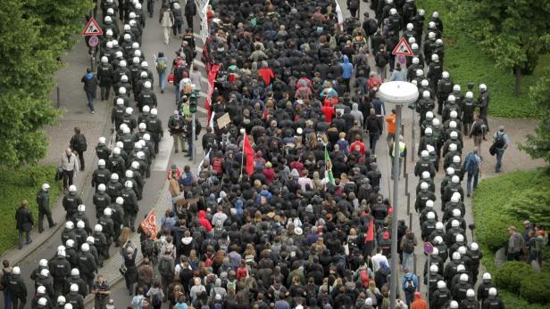 Krawalle bei Blockupy-Demo