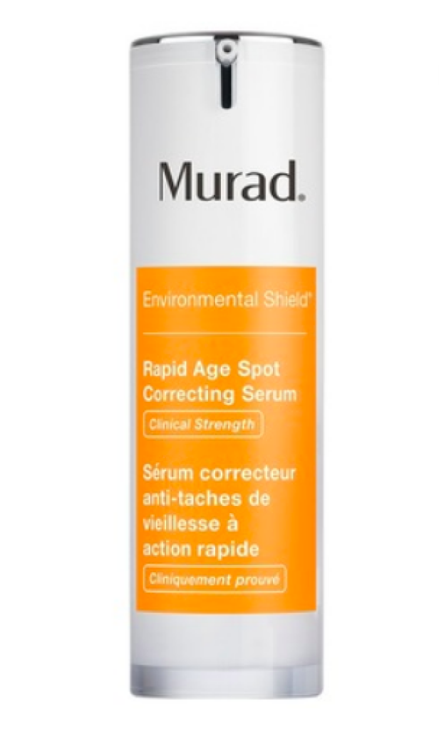 Eine Flasche „Murad Rapid Age Spot Correcting Serum“ zur Korrektur von Altersflecken.