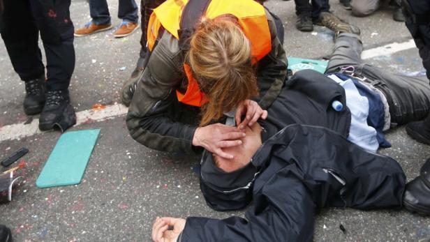 Krawalle bei Blockupy-Demo