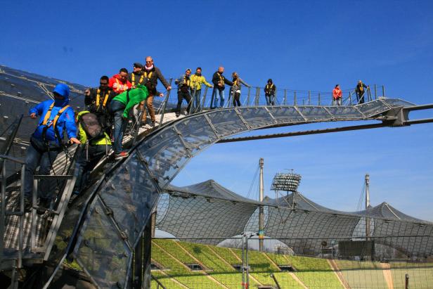 Zeltdachtour auf dem Olympiastadion