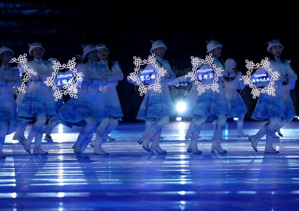 Start der Winterspiele in China: Die besten Bilder der Eröffnung