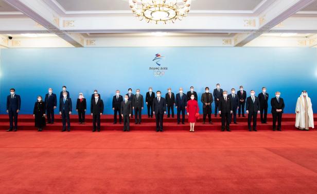 Olympia: Zu diesem pompösen Bankett lud China-Präsident Xi