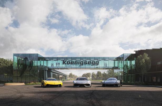 Die Pläne von Koenigsegg: Neue Fabrik und Erlebniszentrum