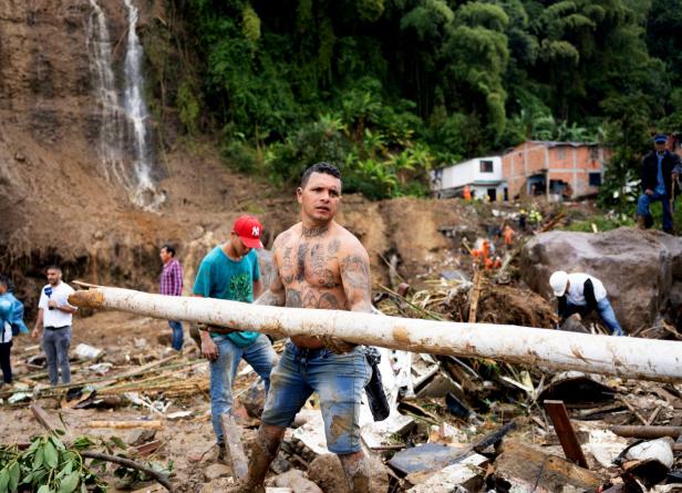 Tote und zerstörte Häuser: Massiver Erdrutsch in Kolumbien