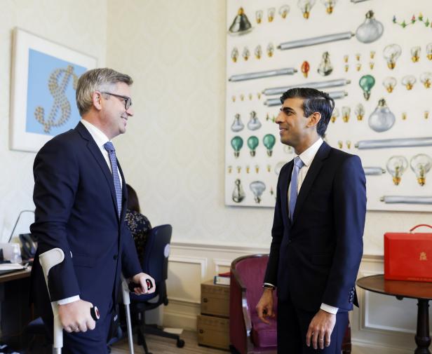 ++ HANDOUT ++ FINANZMINISTER BRUNNER AUF ARBEITSBESUCH IN GROSSBRITANNIEN: BRUNNER/SUNAK