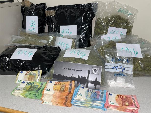 55.000 Euro wert: Drogen in Wiener Wohnung gefunden
