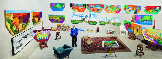 David Hockney: Einer der teuersten lebenden Künstler der Welt zeigt seine Werke in Wien