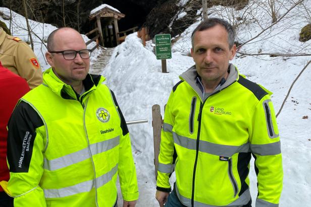 Drei eingeschlossene Forscher aus Salzburger Höhle befreit