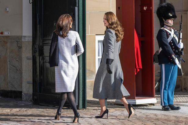 Herzogin Kate und dänische Prinzessin Mary im Style-Duell