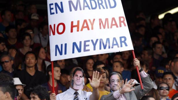 Barcelona im Neymar-Fieber