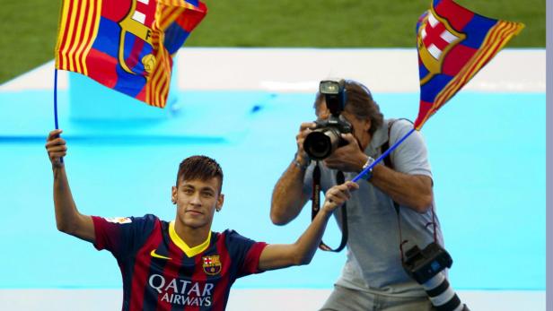 Barcelona im Neymar-Fieber