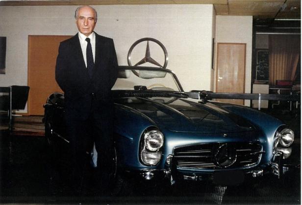 Mercedes 300 SL Roadster von Juan Manuel Fangio kommt unter den Hammer