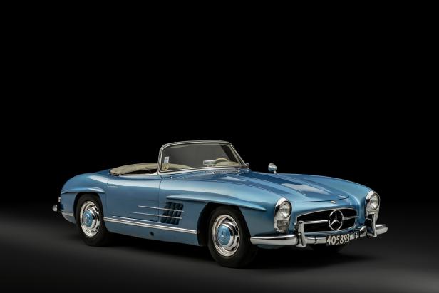 Mercedes 300 SL Roadster von Juan Manuel Fangio kommt unter den Hammer