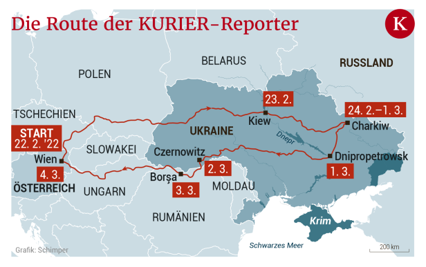 KURIER-Reporter zurück aus Charkiw: Über Leben  angesichts des Todes