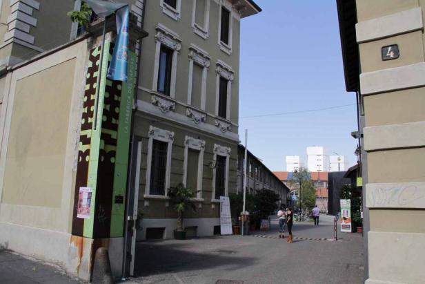 Blick auf das Gelände der „Fabbrica del Vapore“ in Mailand.