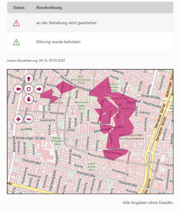 Stromausfall legt in Wien zwei Bezirke lahm: 1.500 Haushalte betroffen