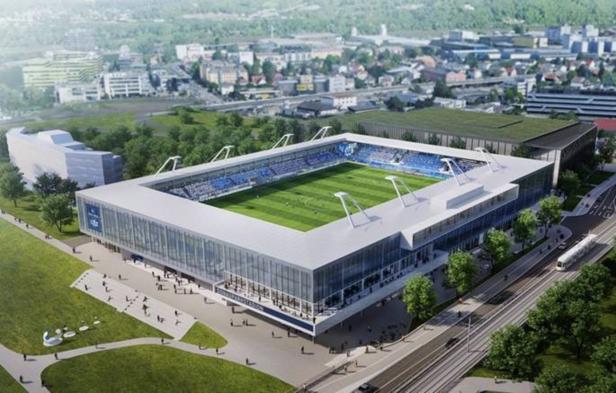 Neuer Rasen für Blau-Weiß Linz: Ein Stadion vor dem Ankick