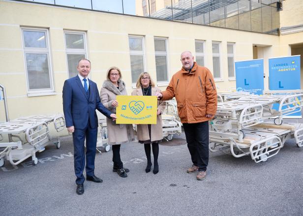 Sportland und Landesgesundheitssagentur unterstützen "NÖ hilft"