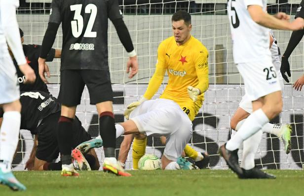 FUSSBALL-CONFERENCE-LEAGUE: LASK - SLAVIA PRAG