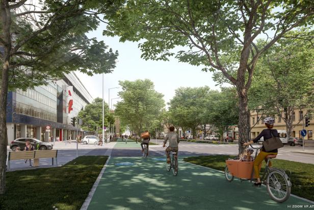 Neuer Wiener Radschnellweg: Jetzt wird in der Lasallestraße gebaut