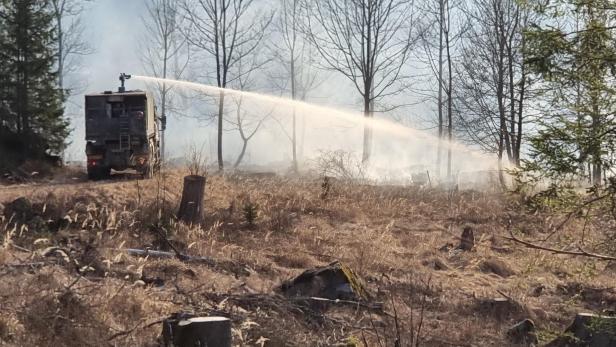 Heeres-Übung löste Waldbrand in Niederösterreich aus