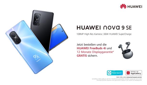 Das Huawei nova 9 SE: Das Kamerawunder für die junge Generation