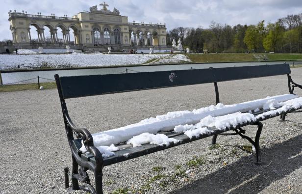 Wintereinbruch: Seltener April-Schnee in Wien