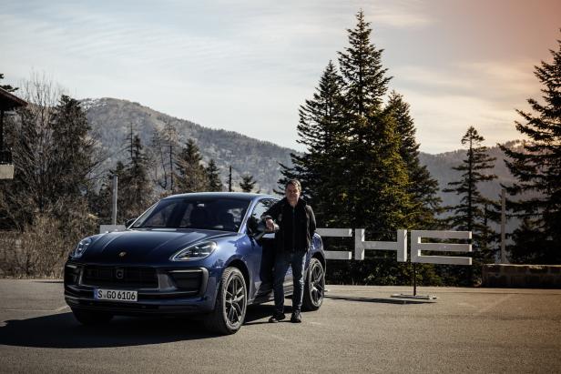 Mit dem neuen Porsche Macan T über den Col de Turini