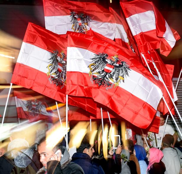 Flüchtlinge: Betroffene sagten bei Demo "Danke, Österreich!"