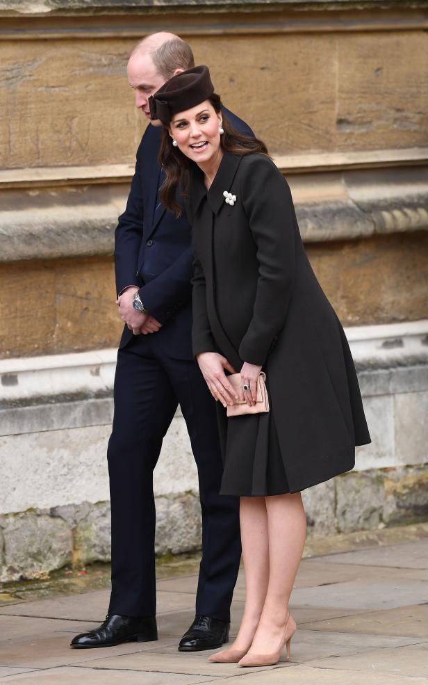 Herzogin Kate und Prinz William: Peinlicher Moment bei Ostermesse