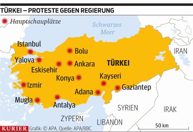 Proteste gegen Erdogan politisieren die Türken