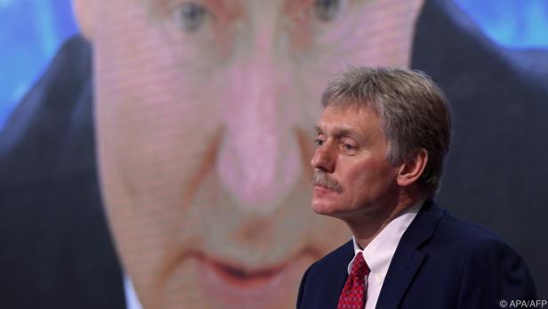 Kremlsprecher Dmitri Peskow ist unzufrieden