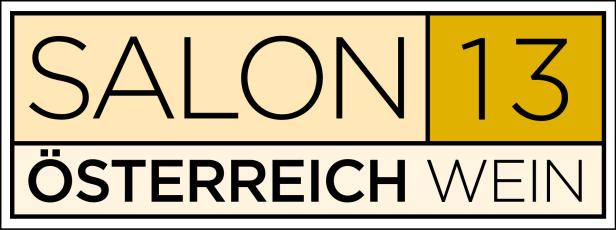 Das Logo von „Salon 13 Österreich Wein“.